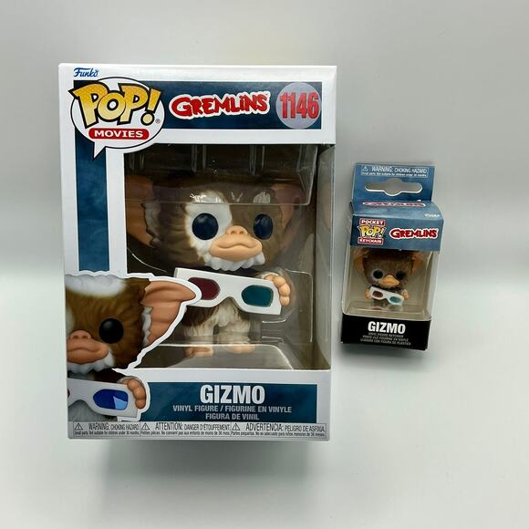 Gizmo #1146 – Gremlins Funko Pop! & Funko Keychain - Picture 1 of 6